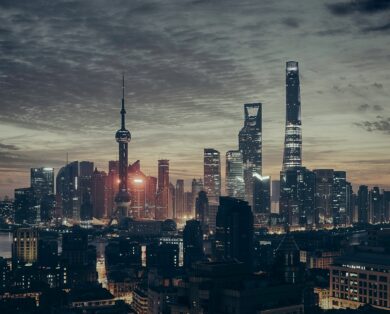 Shanghai at night